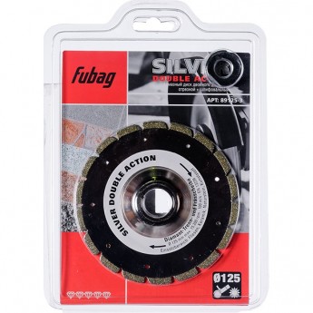 Алмазный отрезной диск FUBAG Silver Double Action D125