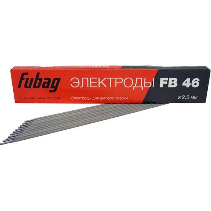 Электрод сварочный FUBAG с рутилово-целлюлозным покрытием FB 46 D2.5 мм (пачка 0.9 кг) 38855