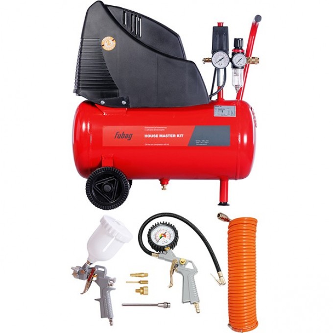 Компрессорный набор FUBAG HOUSE MASTER KIT + 5 предметов 8213800KOA610 (8213800KOA541) Компрессорный набор FUBAG HOUSE MASTER KIT + 5 предметов 8213800KOA610 (8213800KOA541)