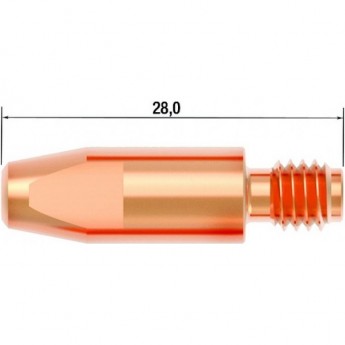 Контактный наконечник FUBAG M6 X 28мм ECU1.2мм/.045"