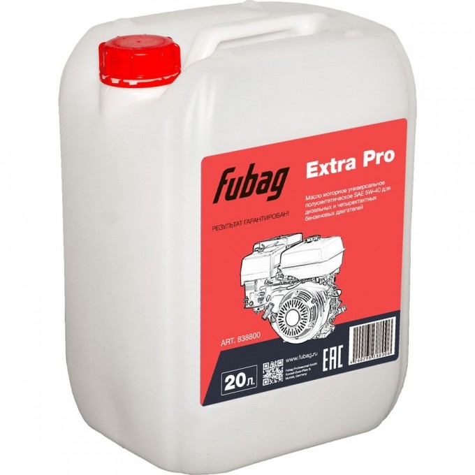 Моторное масло FUBAG Extra Pro SL/CF (SAE 5W-40) 838800