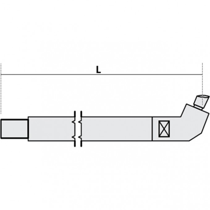 Нижнее плечо FUBAG наклонное O 22 х 125мм 38934