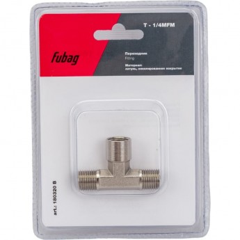 Переходник T — образный FUBAG 180320 B (1/4"MFM; блистер)