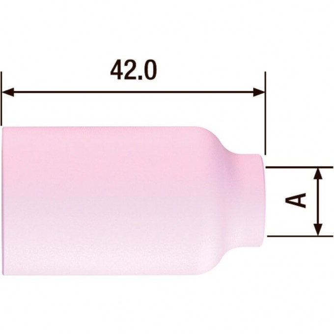 Сопло керамическое для газовой линзы №11 ф17 FUBAG FB TIG 17-18-26 (2 шт.) FB54N19