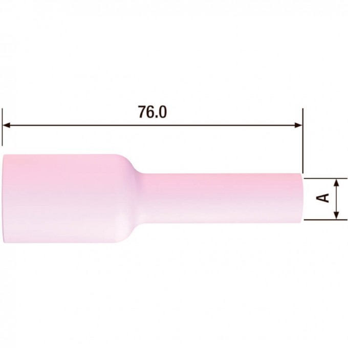 Сопло керамическое для газовой линзы №5L ф8 FUBAG FB TIG 17-18-26 (2 шт.) FB54N17L