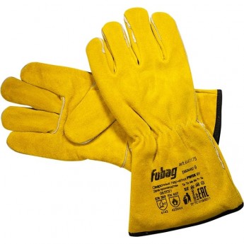 Сварочные краги FUBAG на подкладке с кевларовой нитью желтые FWGK 9Y Сварочные краги FUBAG на подкладке с кевларовой нитью желтые FWGK 9Y